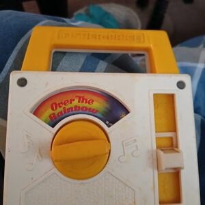 Fisher-Price Over The Rainbow Music Box with Yellow Handle